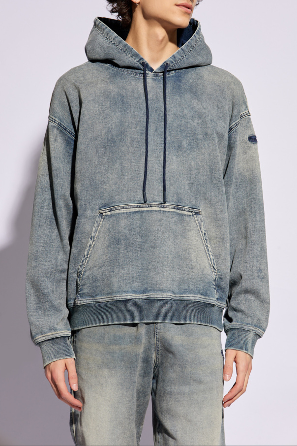 SchaferandweinerShops VG - UM - RIB' denim hoodie Diesel